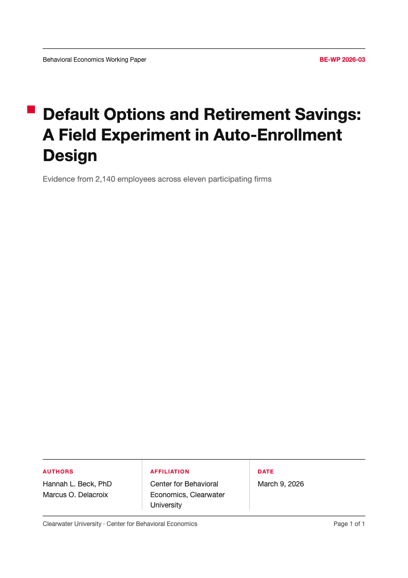Minimalist grid apa title page